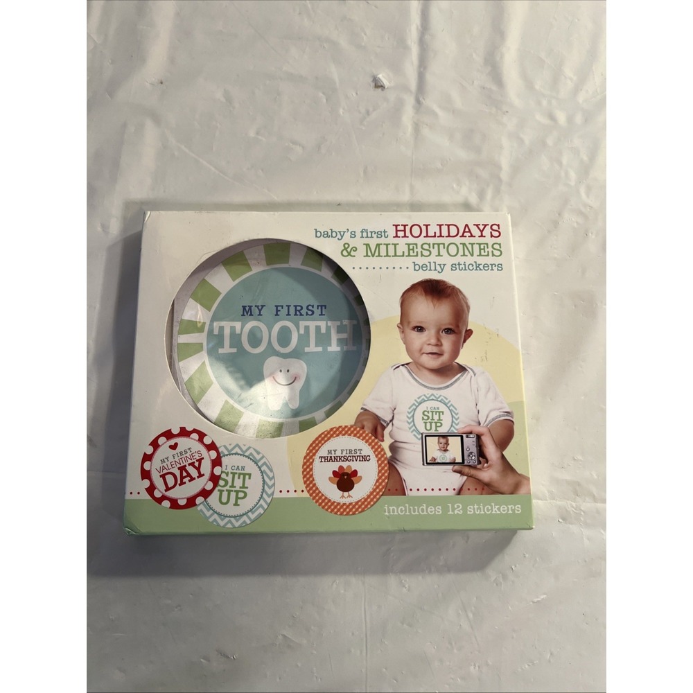First Year Milestones and Holidays Baby Belly Stickers